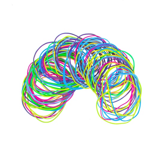 Резинки банковские TPR универсальные BRAUBERG SPECIAL диаметр 60 мм, 50 г, яркие цвета 440190