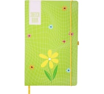 Бизнес-блокнот BRAUBERG Green mood белая бумага 140г/м 130х210мм 80л софт-тач резинка 117778