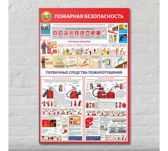 Стенд Контур Лайн Пожарная безопасность 500х750 02FC0434 1