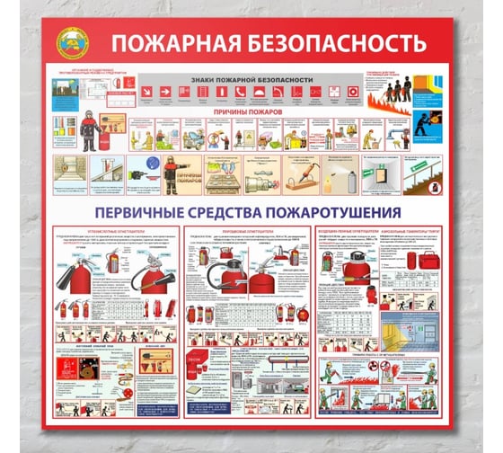 Стенд Контур Лайн Пожарная безопасность 750х750 02FC0433