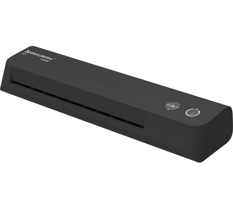 Ламинатор BRAUBERG JET 230B ЧЕРНЫЙ компактный, А4, 60-150 мкм, скорость 25 см/мин, 532860