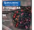 Бизнес-тетрадь BRAUBERG ДЭК А4, 96л, 3 шт. скоба, клетка, глянцевый лак, Гранаты, 404895 2