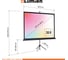 Экран на штативе Lumien LEV-100113 Eco View 110x192см (раб.область104х186 см) (84) Matte White 16:9 \3\ 155756 6