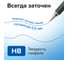 Механический карандаш BRAUBERG Black Jack металлический корпус, резиновый грип, ластик, 0,5 мм 180463 4