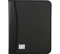 Пластиковая папка BRAUBERG на молнии А4, 350x282x33 мм, 2 отделения, 4 кармана, бизнес-класс 225166