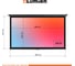 Настенный экран Lumien LEP-100129 Eco Picture 137х192см (рабочая область 104х186 см) (84) Matte White верх.кайма 30 см, восьмигранн \3\ 155762 4