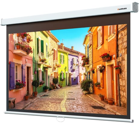 Настенный экран Lumien LEP-100128 Eco Picture 182х271см (рабочая область 149х265 см) (120) Matte White верх.кайма 30 см, восьмигран \3\ 155761