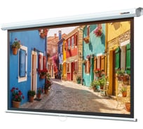 Настенный экран Lumien LEP-100127 Eco Picture 157х227см (рабочая область 124х221 см) (100) Matte White верх.кайма 30 см, восьмигран \3\ 155760