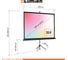Экран на штативе Lumien LEV-100115 Eco View 130x227см (раб.область124х221 см) (100) Matte White 16:9 \3\ 155758 6