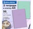 Бизнес-тетради BRAUBERG Minimal ДЭК А4 96л, 2 шт. гребень, клетка, блок 80г/м2, SoftTouch, 405585 2