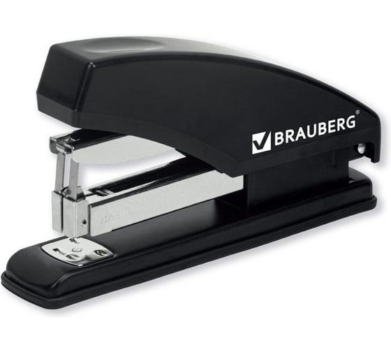 Степлер усиленный BRAUBERG до 60 листов,№23/6-23/10 Office-Expert,фронтальная загрузка скоб, 274243