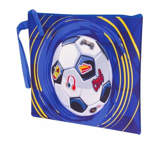 Папка для тетрадей BRAUBERG Football А5, 1 отделение, ткань, сверху 229409