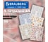 Бизнес-тетради BRAUBERG ДЭК А5, 96л, 5 шт. скоба, клетка, глянцевый лак, Цветочный паттерн, 404983 2
