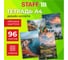 Тетрадь STAFF А4 96л. College гребень, клетка, офсет №2 ЭКОНОМ, обложка картон, ПРИРОДА, 405619 2