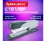 Степлер металлический BRAUBERG усиленный до 50 листов, №24/6-24/8 Office-Expert,серебристый 274239 2