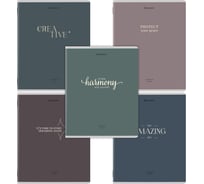 Тетради BRAUBERG ДЭК А5 96л. КОМПЛЕКТ 5 шт. скоба, клетка, матовая ламинеация, Моноколор, 404978