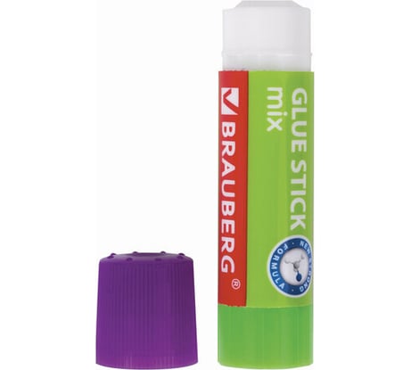 Клей-карандаш BRAUBERG MIX 9 г, PVP основа 229071