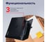 Пластиковый портфель BRAUBERG А4+ 390х260х40 мм, фактура линейная, черный 221389 7