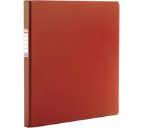 Папка BRAUBERG с металлическим пружинным скоросшивателем, картон/ПВХ, 35 мм, красная, до 290 листов 228338
