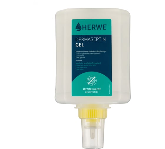 Дезинфицирующий гель HERWE Dermasept N Gel 1000 мл под VIVA 11038