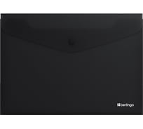 Папка-конверт на кнопке Berlingo Soft Touch, А4, 200мкм, софт-тач, ч, EFbA4980 EFb_A4980