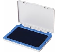 Штемпельная подушка BRAUBERG 120х90 мм рабочая поверхность 110х70 мм, синяя краска 236866