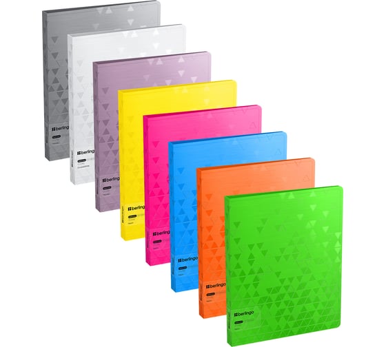 Папка с 40 вкладышами Berlingo Neon+Metallic+DoubleWhite, 24мм, 1000, DB440398 DB4_40398
