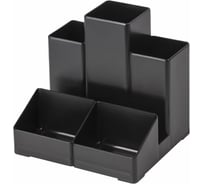 Подставка-органайзер BRAUBERG CONTRACT 109х95х101,5 мм, 5 отделений, черная 230893