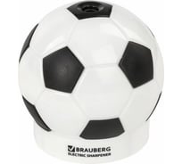 Электрическая точилка BRAUBERG Football, питание от 4 батареек АА, дополнительное сменное лезвие 228427