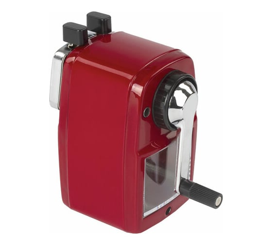 Механическая точилка BRAUBERG Red Power, металлический корпус и механизм 222099