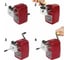 Механическая точилка BRAUBERG Red Power, металлический корпус и механизм 222099 6