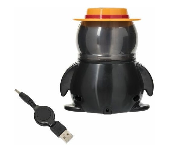 Электрическая точилка BRAUBERG Пингвин, питание от USB, 4 батареек АА 223569