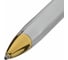 Шариковая ручка BRAUBERG De Luxe Silver бизнес-класс, корпус серебристый, узел 1 мм, линия письма 141414 6