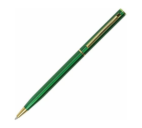 Шариковая ручка BRAUBERG Slim Green бизнес-класс, линия письма 0,7 мм, синяя 141404 1