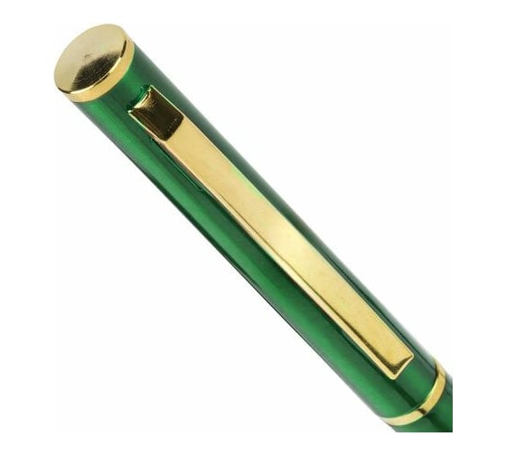 Шариковая ручка BRAUBERG Slim Green бизнес-класс, линия письма 0,7 мм, синяя 141404