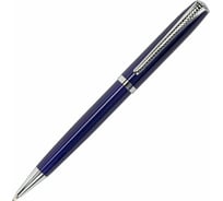 Шариковая ручка BRAUBERG Cayman Blue бизнес-класс, корпус синий, узел 1 мм, линия письма 0,7 мм 141409