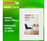 Рамка Staff 21х30 см небьющаяся, багет 30 мм МДФ, Style, белая, 391337 2