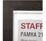 Рамка Staff 21х30 см небьющаяся, багет 30 мм МДФ, Style, цвет венге, 391338 6