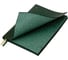 Бизнес-блокнот BRAUBERG B6 130x185мм Stellar, под кожу, 80л, резинка, клетка, зеленый 118653 4