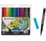 Маркеры-кисти ОФИСМАГ 12 ЦВЕТОВ CENTROPEN Aquarelle, линия письма 1-9 мм, 8683/12ET 152088 4