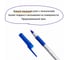 Ручка шариковая BIC с грипом Round Stic Exact, СИНЯЯ, 20 шт., корпус серый, 0,7мм, линия 0,28мм, 918543 141767 3