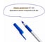 Ручка шариковая BIC с грипом Round Stic Exact, СИНЯЯ, 20 шт., корпус серый, 0,7мм, линия 0,28мм, 918543 141767 4