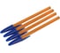 Ручки шариковые BIC Orange Original, НАБОР 4 шт., СИНИЕ, узел 0,8мм, линия 0,3мм, пакет, 8308521 141308 11