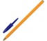 Ручки шариковые BIC Orange Original, НАБОР 4 шт., СИНИЕ, узел 0,8мм, линия 0,3мм, пакет, 8308521 141308 12