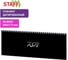 Планинг датированный Staff 2027 285х112мм, гребень, картонная обложка, 64л, Black style 117854 2