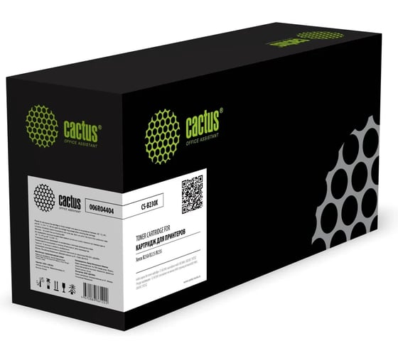 Картридж лазерный Cactus CS-B230X 006R04404 черный (6000стр.) для Xerox B230/225/235 2167106