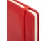 Бизнес-блокнот BRAUBERG А5 148x218мм Optimal, под кожу, 80л, резинка, держатель, клетка, красный, 118635 4