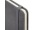 Бизнес-блокнот BRAUBERG А5 148x218мм Optimal, под кожу, 80л, резинка, держатель, клетка, серый, 118638 4