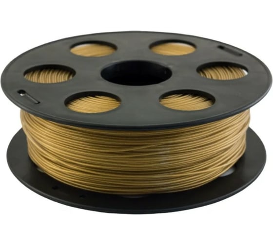 Пластик для 3D-принтеров PLA (1 кг; 1.75 мм; золотистый металлик) Bestfilament 4665299271058