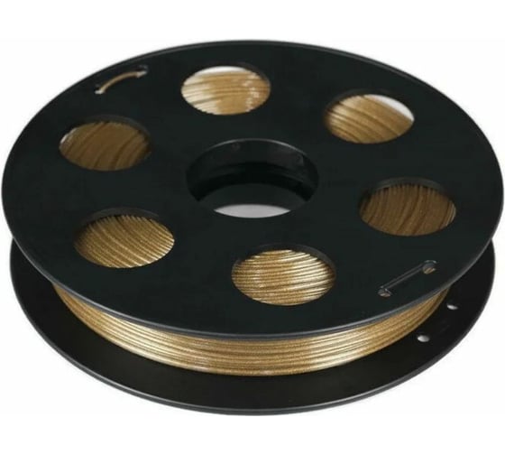 Пластик для 3D-принтеров PLA (0.5 кг; 1.75 мм; золотистый металлик) Bestfilament 4665299273090